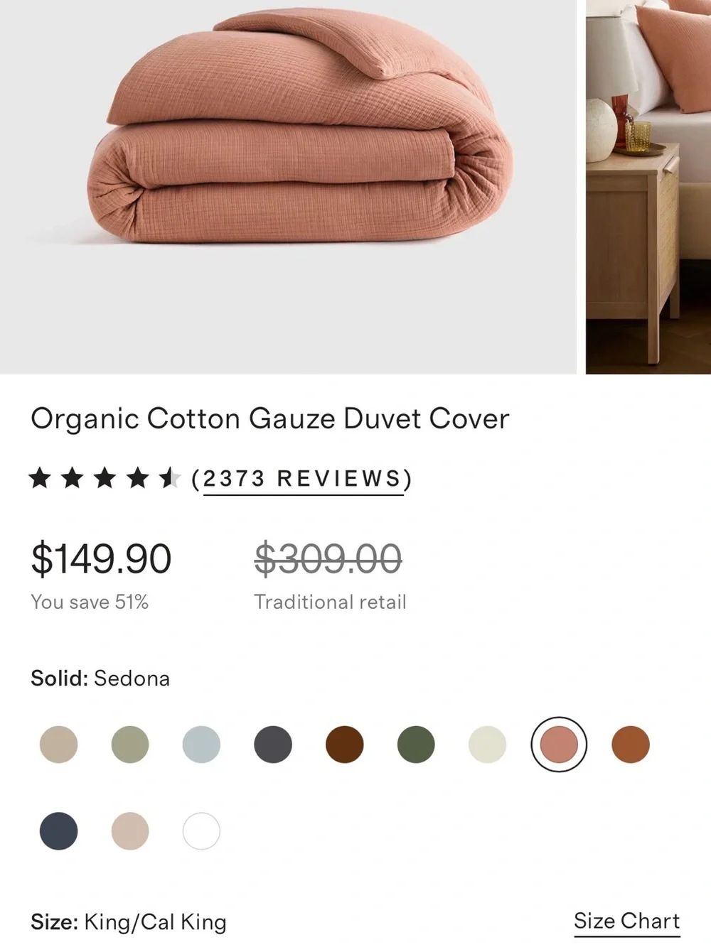 Quince Cotton Gauze Quilt in Sedona